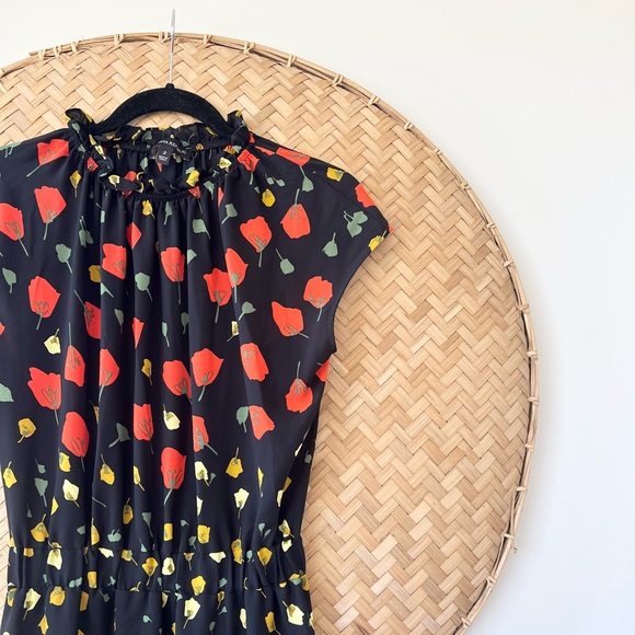 GORGEOUS WOMEN’S BANANA REPUBLIC CALIFORNIA POPPY GARDEN PARTY DRESS - Picture 4 of 13